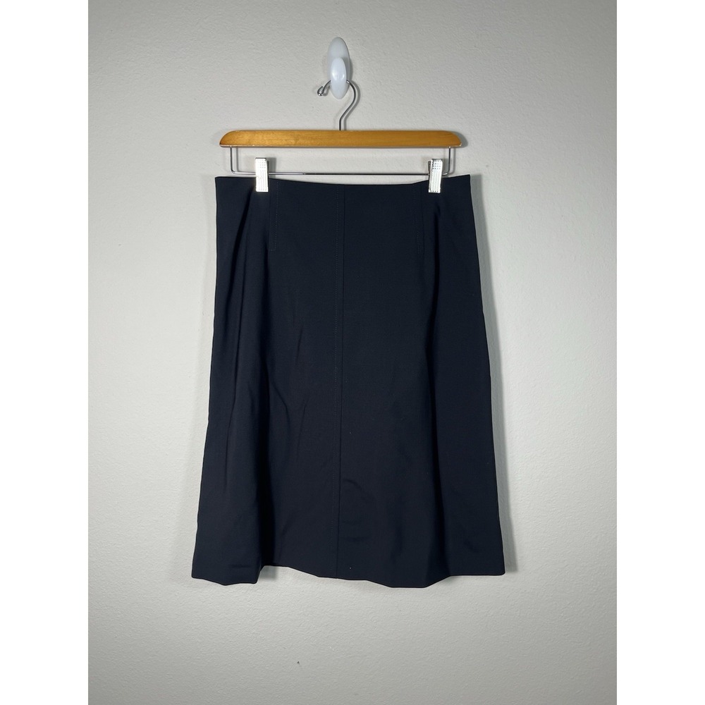 Women's Blue Pencil Skirt  Made in Romania SZ 40